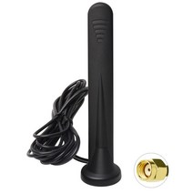 GSM 3G 4G 5G 안테나 Wifi 라우터 모뎀 용 야외 옴니 공중 고 이득 15dBi RP SMA Male TS9 CRC9 방수 자기 호환, 04 RP SMA Male