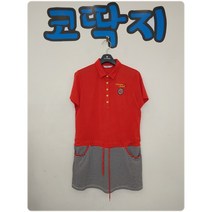여 02750 그린조이정품 반팔카라원피스 골프웨어 중고구제 코딱지구제