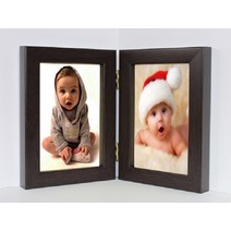 대상아트갤러리 33번 99번 유치원 어린이집 경첩 이중 더블 수지 액자 감사장 3*5 4*6 5*7 6*8 8*10 A4 더블 액자, 33번올밤