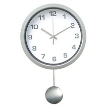 [골든벨시계] m노멀 무소음 추 벽시계 (4종), 실버(4204)