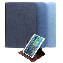 아자케이스 [갤럭시노트10.1] 청바지 회전 케이스 m480 e230 m485, 블루