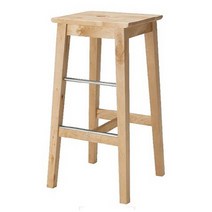 이케아 BOSSE 바스툴, 우드