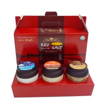 노을빛소금 천일염 흑마늘소금 꽃게소금 세트, 천일염450g + 꽃게소금450g + 흑마늘400g