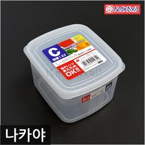 일본 나카야 사각 밀폐용기 C (나카야 밀폐용기), 1.2L (C)