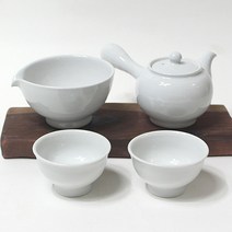 백자 무지 2인다기 세트 A, 1