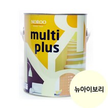 멀티플러스 0.9L 반광택 수성페인트, 뉴아이보리