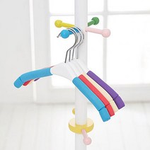 [베베훅] [선물포장이벤트] 프리미엄 논슬립 옷걸이 4P세트, 프리미엄 논슬립 옷걸이 4P_퍼플