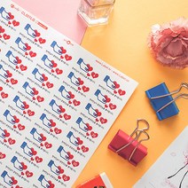 후아미 당신이 좋아요 페북 번호스티커, 크라프트지, 131~195