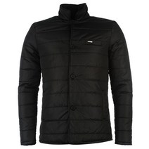 소비에트 남성 퀄티드 블레이저 블랙