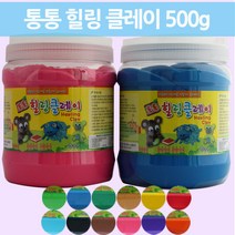 초이문구 통통 힐링 클레이 500g, 분홍