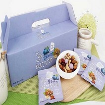 [파파퐁퐁] 요거트블루베리견과 선물세트 / 하루견과 견과류 영양간식, 블루베리견과, 3박스, 75개