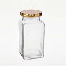 글라스락 허브러그사각 대 300g(250ml) 유리용기, 250ml, 허브러그사각대 300g(250ml)-골드 1개