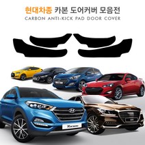[만섭몰] 스크래치방지 4D 카본 현대자동차 도어커버 모음, 포터2, 1개