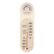 온습도계 나이스데이 무늬목 롱타입, 나이스데이 무늬목 온습도계 롱타입