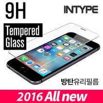 인타입 풀커버강화유리 아이폰6 6S 5S SE, 1개