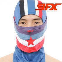 나인에프엑스 방한 바라클라바 겨울마스크 넥워머, 스키&스노보드 방한 바라클라바, 블루혼합색상