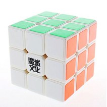 YJ 뭐위 웨이롱 V2 3X3X3 초신속 스피드 큐브 - 화이트, 1개