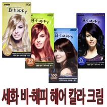 비해피 세화염색약, 세화칼라12-(5M)다크레드브라운, 1개