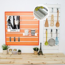 컬러 스페이스월 W1200 오렌지 SWL-AL-T/인테리어 벽선반, 1개