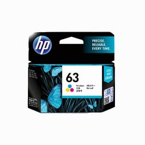 HP정품잉크 No.63 F6U62AA F6U61AA 주문, F6U61AA (칼라), 1개