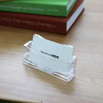 팝오피스 명함꽂이 명함보관함 카드꽂이 쿠폰꽂이 카드홀더, BHC3001:아이홀더(1단/투명), 1개입