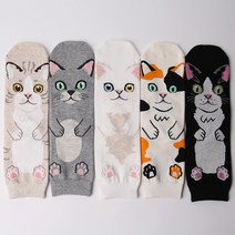노마코 당일발송 냐옹이 야옹이 고양이 캐릭터 양말 패션양말