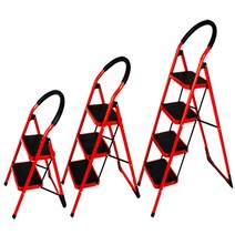 천년인터내셔널 다용도 접이식 사다리 4단 하중 150kg, 1개