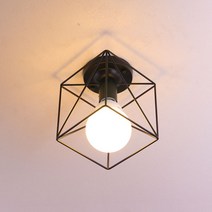 boaz 큐브 직부 조명 매장 베란다 LED호환 카페조명 직부등, 큐브직부+LED벌브(전구)