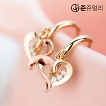 준쥬얼리 14k 리라러브 귀걸이