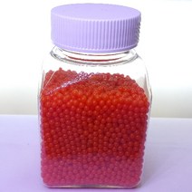 큰숲 개구리알 고흡수성수지 구슬, 주황, 120g