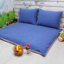 성한텍스 대방석세트(솜포함), 28_자연염색블루