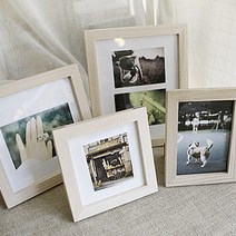 액자엠 소품형 물푸레나무 원목 액자