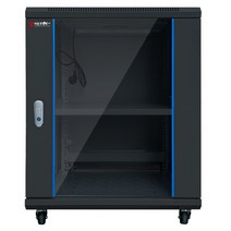 대원TMT DW-H750 허브랙(H750xD600xW600)15U 랙마운트, DW-H750 블랙 허버랙+선반추가1개