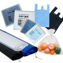 비닐봉투공장 손잡이 마트봉투 검정, 1set, 배접봉투 중 흰색 120매