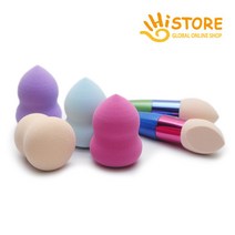 블랜딩 똥 물방울 퍼프 스폰지, 퍼프_연청, 1, 1개