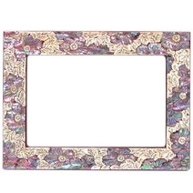 고급 나전 사진 꽃액자(적소)(장태복 문화재 기능인작품)