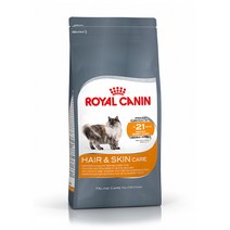 로얄캐닌 헤어 앤 스킨 고양이 사료, 곡물, 1개, 10kg