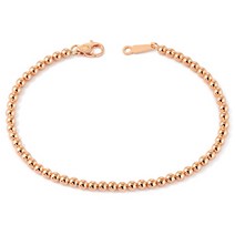 준쥬얼리 14k18k 3mm 캔디볼-핑크 팔찌