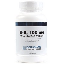 더글라스랩스 비타민 B-6 100mg 타블렛, 250개입, 1개, 250정
