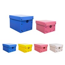 [ 세화파렛텍 ] 플라스틱 리빙박스 중형, 파랑색, 1개