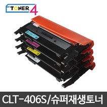 삼성전자 CLT-K406S 비정품토너, SL-C460W 빨강 반납없음, 1개