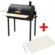 1+1바베큐그릴 펜션 캠핑용품 불판 화로대, 1개, 카푸원형그릴