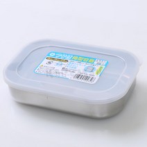 일본 스텐 밀폐용기(직사각)/사각스텐찬통/스텐반찬통, 단품