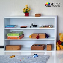 양지가구 교구 3단 책장 1200 x 700 x 300 mm, 백색