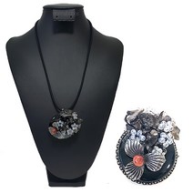 돈나보보스 수공예공방브로치&목걸이(실크줄포함)-19