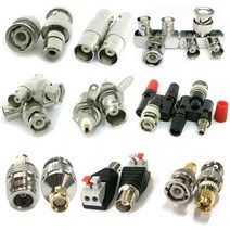 더블스피드 BNC RCA 동축 CCTV 카메라 안테나케이블 연결 젠더 커넥터, AK0005