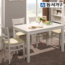 동서가구 케빈4인목대 식탁테이블 DF903831, 웬지