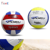 에이치원 포부 컬러 비치발리볼 물놀이볼 배구공 비치볼, 레드