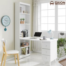 가이온 리파인 1200 서랍형 책장 책상, 화이트