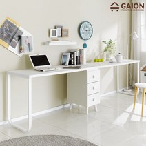 가이온 리파인 트윈 2800 책상, 화이트